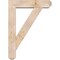 Ekena Millwork Traditional Craftsman Smooth Bracket w/ Offset Brace, Douglas Fir, 7 1/2"W x 32"D x 44"H BKT0806X32X44TRA04SDF - alternate 2